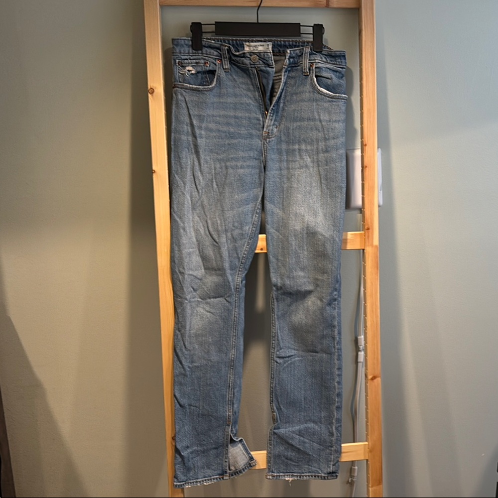 Abercrombie & Fitch Blue Straight Jeans Classic Style
